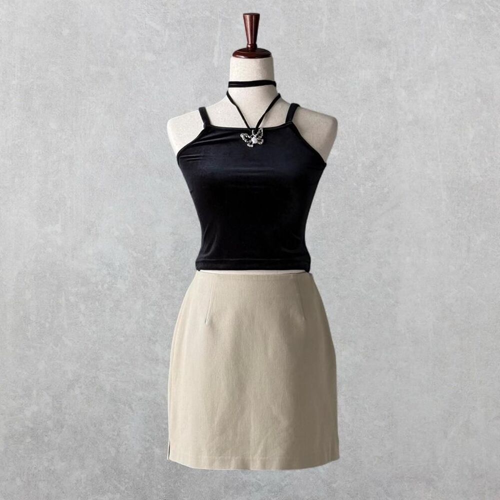 Y2K The Limited Tan Miniskirt Sz 4